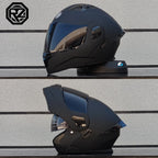 ORZ Personalised Motorcycle Full Face Helmet Men Women Fashion Dual Lens Helmets Motocross Racing Modular Flip Up Casco Moto