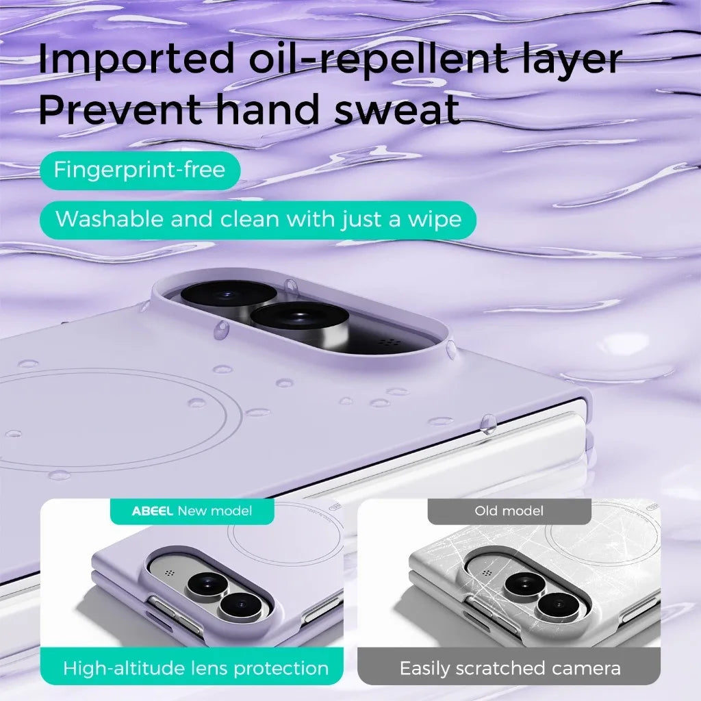 Macaron Color For Magsafe Magnetic Phone Case For Apple iPhone Duo 18 Fold Wireless Charging Shockproof Hard Cover