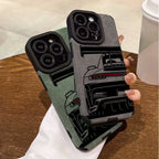 Cool Sports Car Phone Case For iPhone 18 Pro Max 17 16 15 Plus 14 13 12 11 17 Pro Air XR X XS 7 Plus SE 2022 Faux Leather Cover