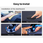 TOPK Car Phone Holder Mount for IPhone[Powerful Suction] Phone Mount for Car Dashboard Car Accessories Automobile for Smartphone