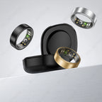 R10 Smart Ring with Charging Case Multi-color Ring Men Women Health Sleep Heart Rate Monitoring IP68 Waterproof Multi-sport Mode