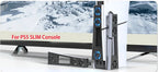 Gaming Cooler Fan Efficient Cooling System with LED Light Noise Reduction for PS5 Slim Cooling Fan Disc and Digital Console