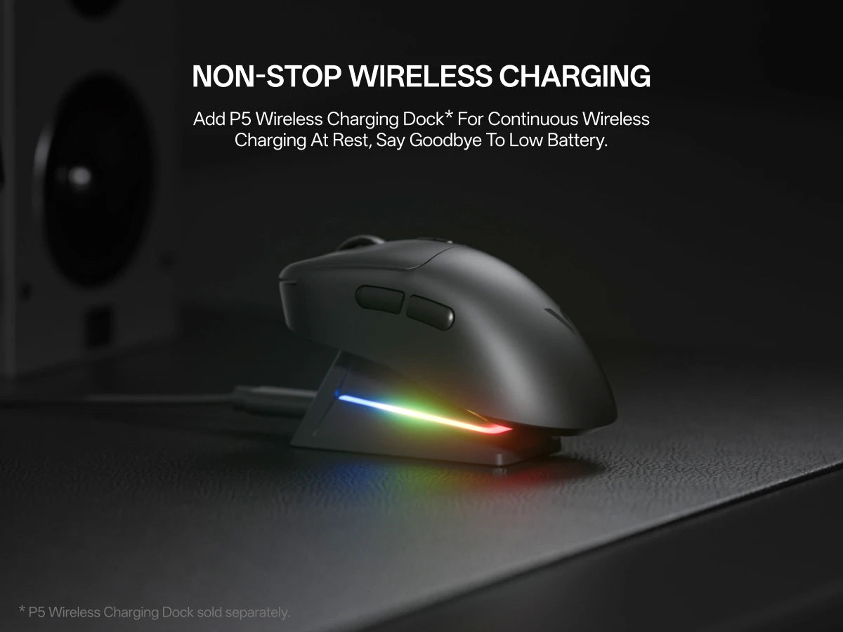 Rapoo VT3S MAX / VT3S Wireless Gaming Mouse 30K/26K DPI True 8K Wireless Polling Rate 49g Lightweight Up to 750 Hour Battery 8 Programmable Buttons On-Board Memory Esports Laptop Gaming Mice Compatible with Windows Mac