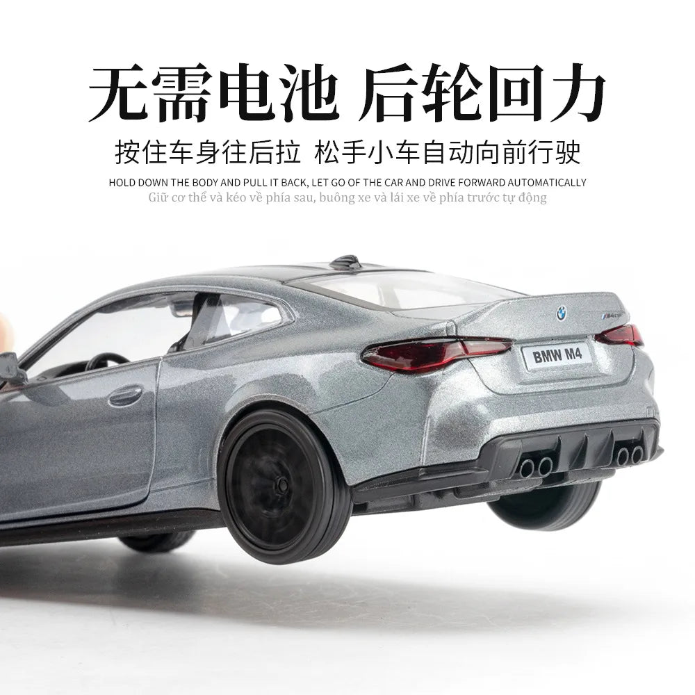 1:36 M4 CSL Sports Car Metal Toy Alloy Car Diecasts & Toy Vehicles Car Model Model Car