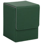 Card Fit For 100+Single Sleeved Cards  , Leather Trading Commander Deck Box Compatible With  Card Deck,Game Card Box