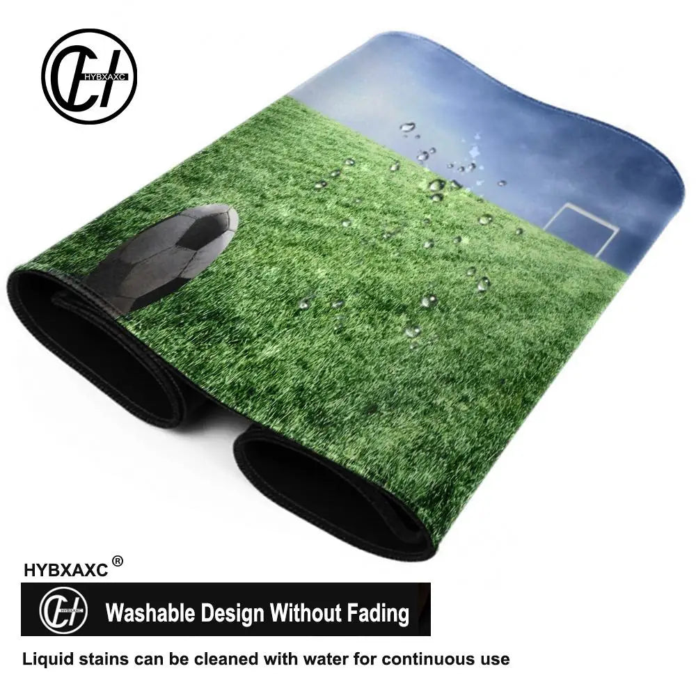 Soccer Football Large Gaming Mouse Pad HYBXAXC Mousepad Gamer Laptop Mouse Mat Office Mausepad XXL Carpet Keyboard Mat Desk Pad