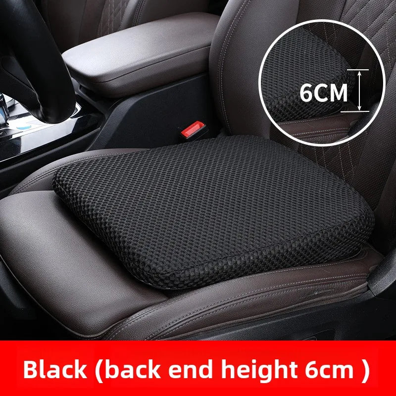 Car Seat Booster Cushion Honeycomb Memory Cotton Car Seat Cushion Car Simple Breathable 3D Mesh Thickened Sedentary Seat Cushion