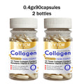 Collagen Firming Capsule Essence, Moisturizing and Smoothing the Skin, Contains Plant-Based Squalane, Retinol, and Vitamin E Deep Hydration Essence (0.4Gx90 Capsules)/Bottle-1 Bottle