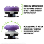 High-Rise Performance Freeks for PS4 PS5 Galaxy Joystick Compatible 8BitDo Ultimate Controller Stick Silicone cap Thumbsticks