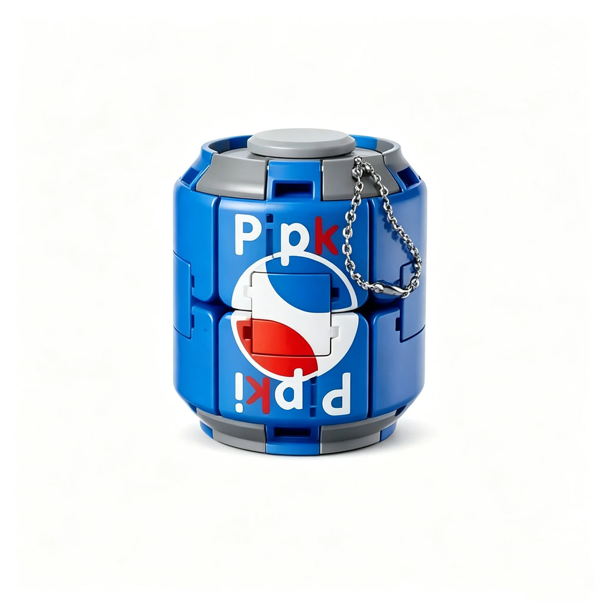 Soda Can Fingertip Slider Fidget Toy Keychain for Stress Relief