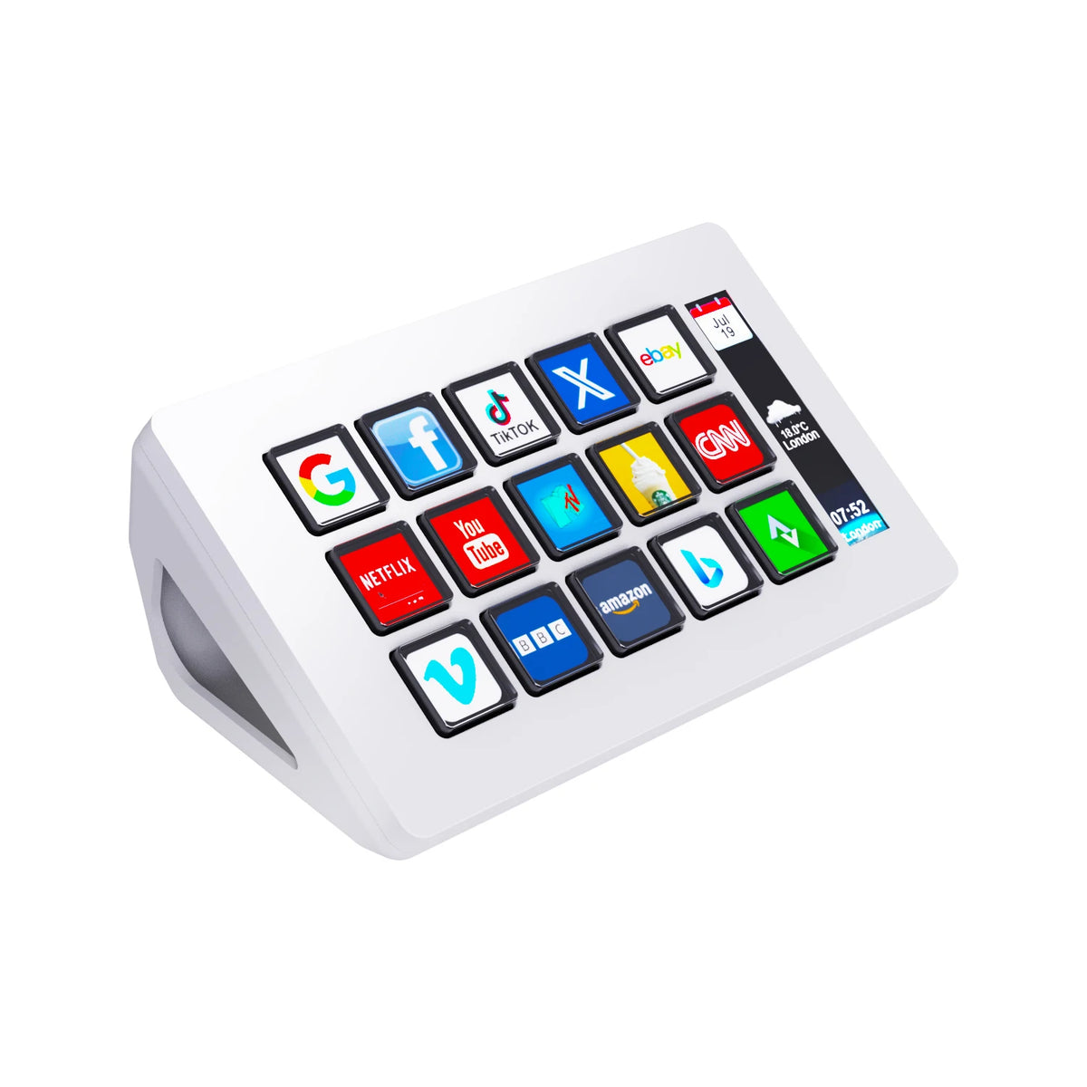 Mirabox 293S Stream Deck 15 LCD Keys Button Live Console Mini Keypad StreamDeck Deck Dock MacroPad Stream Desk Studio Controller