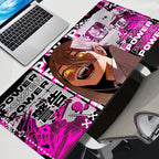 Anime pretty girl Mouse pad professional eSports game players Speed Lock Edge Rubber rug Game Desk Mousepad Keyboard Mat