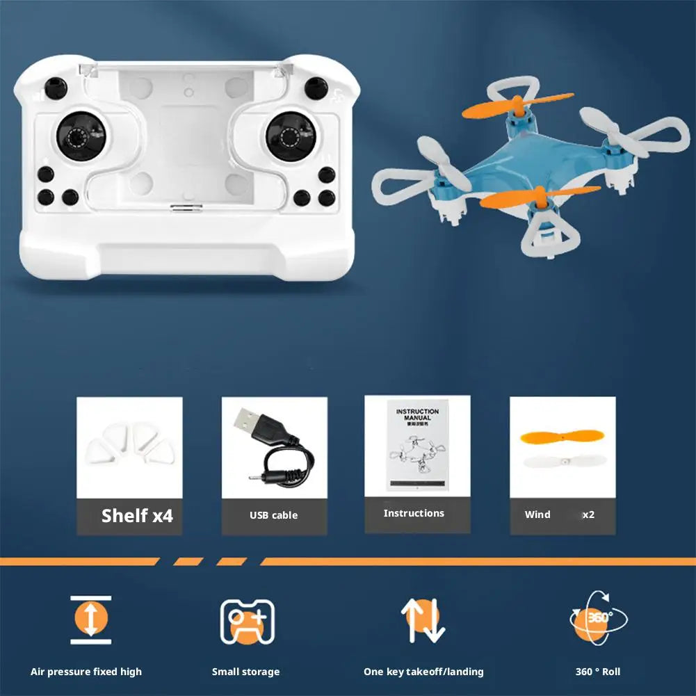 Mini Stunt Drone for Kids – LED & Altitude Hold