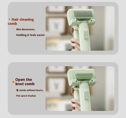 Pet Grooming Vacuum Kit – 5 Brush Heads, 0.3L Cup