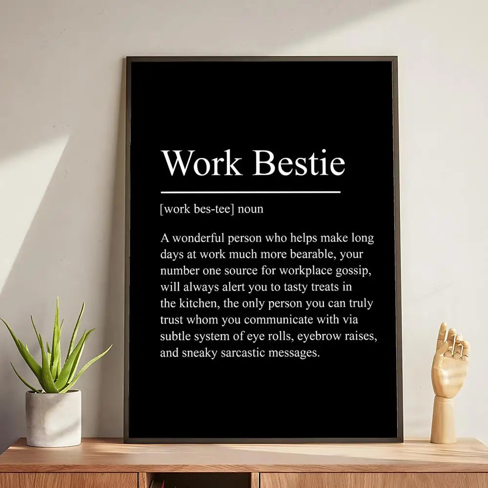 Discipline Motivational Terms Poster Modern and Elegant Wall Stickers for Home Decor Living Room Dormitory Wall Art