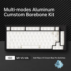 Akko MonsGeek M1 V5 Tri-mode Mechanical Keyboard Barebone Kit VIA 75% 3/5 Pins Customized Hot Swap RGB Rapid Disassemble Gasket