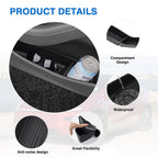 USVOTOV Car Door Side Storage Box for 2025 2026 Tesla Model Y Juniper Model 3 Model YL Accessories Door Organizer Tray Trash Can