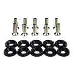 10 PCS M6 Automotive Hexagonal Fasteners, Mudguard Washers, Bumper Engine, Concave Screws, JDM Aluminum Mudguard Washers