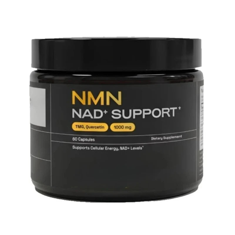 NMN 1000 Mg Capsule Supplement 4-in-1 Formula with TMG, Quercetin & Resveratrol NAD+ Supplement Supports Energy 60 Capsules