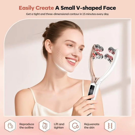 FaceSculpt™ EMS Beauty Roller – V-Line Lift