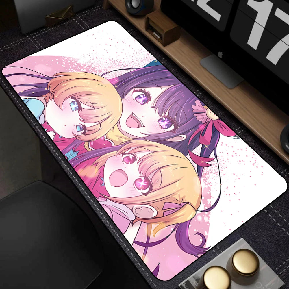 Gaming Accessories Mause Pads Oshi No Ko Hoshino Ai Computer Mouse Pad Carpet Kawaii Girl Deskmat Keyboard Pads коврики для мыши