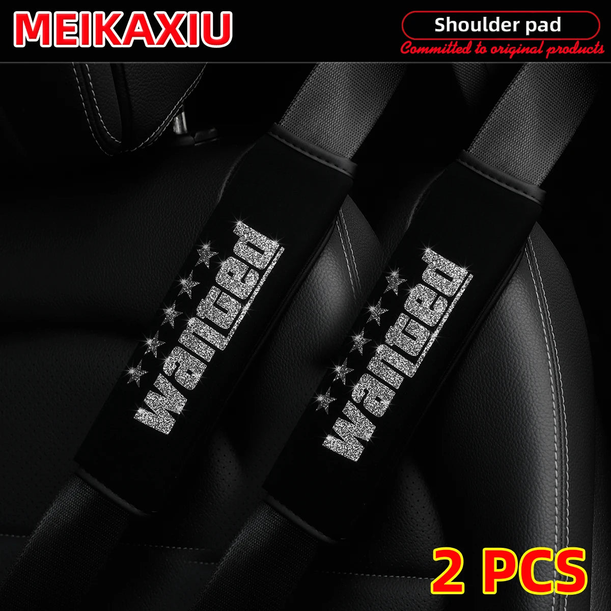 WANTED: Breathable Fabric Car Shoulder Cover with Safety Belt Decoration. New Type of Car Accessories for Women.
