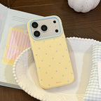 INS Korean Polka Dots Dopamine Soft TPU Phone Case for iPhone 18 17 16 15 14 13 12 Pro Max 16E 17E 18 Pro Silicone Cream Cover