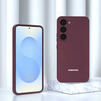 Original For Samsung S26 S25 S24 Case Soft Liquid Silicone Phone Back Cover For Galaxy S26 S25 S24 S23 S22 S21 Plus Ultra FE