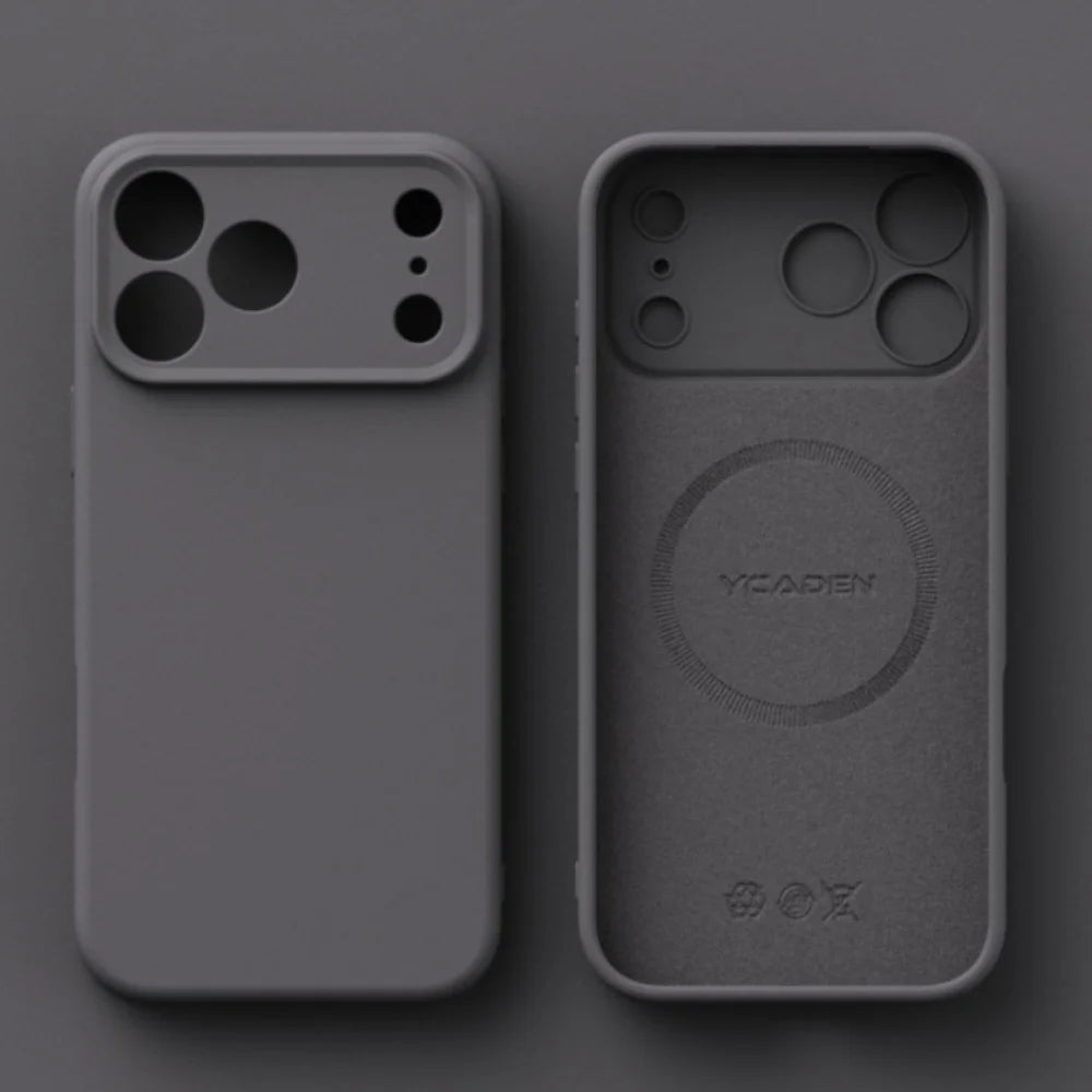 TPU Shockproof Cover For iPhone 17 16 Pro Max For iPhone 17Air 16 15 14 13 Plus Case Liquid Silicone Original TPU Magsafe Case