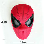 2026 Popular Breathable Spider Man Headset with Chin Operable Blink Touch Glowing Mask Miles Halloween Cosplay Boys Headgear Toy