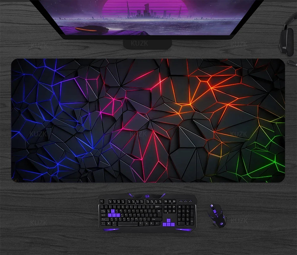 Alfombrilla de ratón Gaming, alfombrilla de escritorio para juegos, alfombrilla de teclado grande, alfombrilla Xll para ordenador, superficie de mesa para accesorios Xl Ped Mauspad