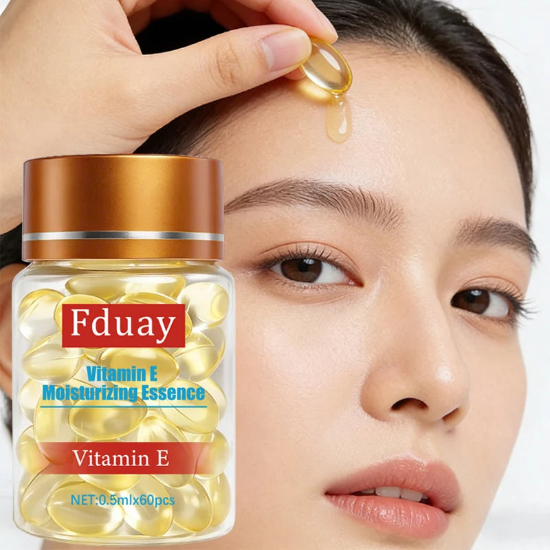 Vitamin E Skin Care essence, Retinol Vitamin E Deep Moisturizing Capsule essence, Moisturizing, Firming and Smoothing Skin, Cont