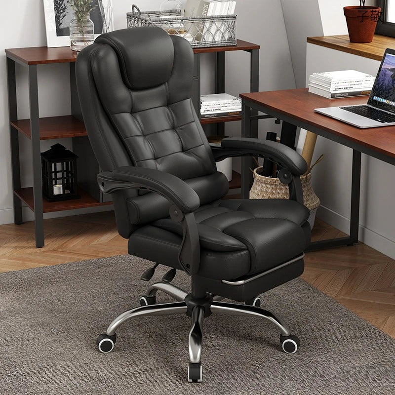 Multi-functional Computer chair Household comfortable boss chair Lifting swivel chair Recumbent back office chair