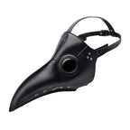 Halloween Plague Doctor Cosplay Hooded Robe Medieval Steampunk Priest Horror Wizard Cloak Cape With Long Nose Beak Leather Masks