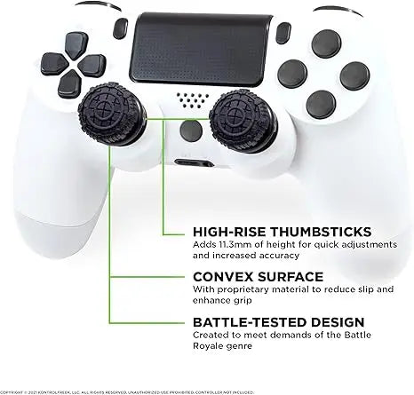 High-Rise Performance Freeks for PS4 PS5 Galaxy Joystick Compatible 8BitDo Ultimate Controller Stick Silicone cap Thumbsticks