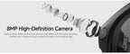 New HD5-ultra AI Smart Glasses AI Real-time Translation 800W Pixel Camera Photo Video Recording 300 Mah Smart Glasses 2026