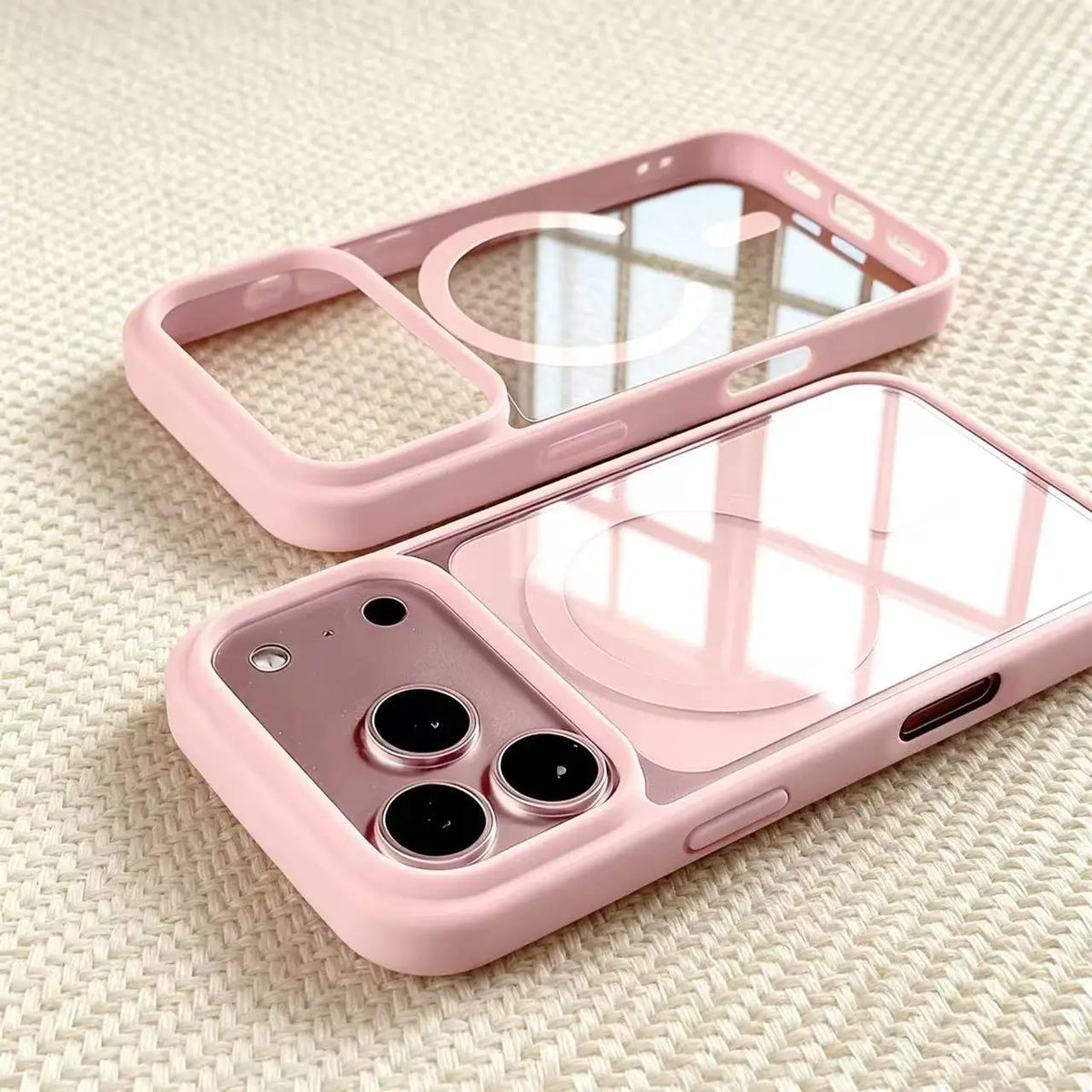 Fashion for Magsafe Magnetic Phone Case for IPhone 17 Air 16 16e 15 14 Plus 13 12 11 Pro Max Transparent Acrylic Cover Coque