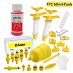 Bicycle Brake Mineral Oil 60ML Bike Hydraulic Disc Brake Oil Bleed Kit For SHIMANO TEKTRO SRAM NUTT Series Brake Repair Tools
