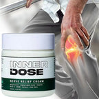 Inner Dose Nerve Relief Cream 120ml Magnesium Arnica Moisturizing Body Cream Deep Muscle Soothing Lotion for Joint Discomfort