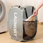 Extra Large Foldable Laundry Hamper Basket - Thickened Wear-resistant Storage Organizer for Bathroom, Dormitory, Closet,Portable
