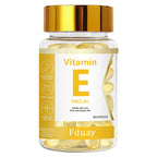 Vitamin E Facial Essence Capsule with Retinol Jojoba Seed Oil & Collagen for Brighter Skin Moisturizing & Smoothing 0.5ml X 90 C