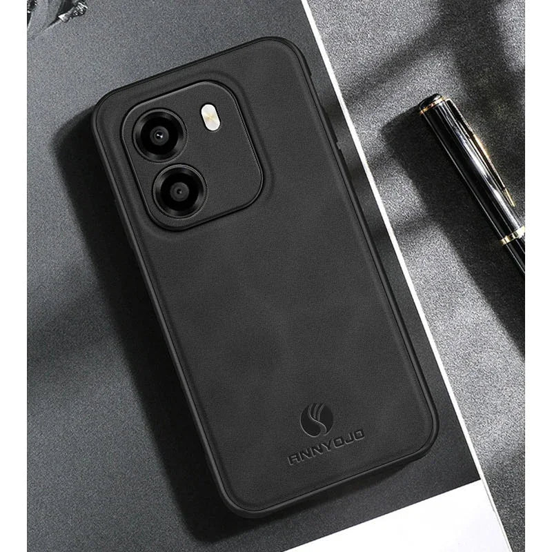 Case for Huawei Honor X6e 4G Built-in Car Magnetic Leather Shockproof Hard Phone Cases for Honor X6 E X6E Back Cover Fundas