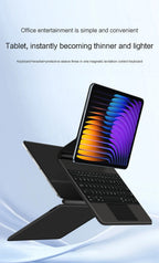 Magic Keyboard Folio For Xiaomi Pad 7 2024 Mi Pad 7 8 Pro 11.2' Tablet Smart Case For Xiaomi Pad 8 Spanish German Keyboard Cover