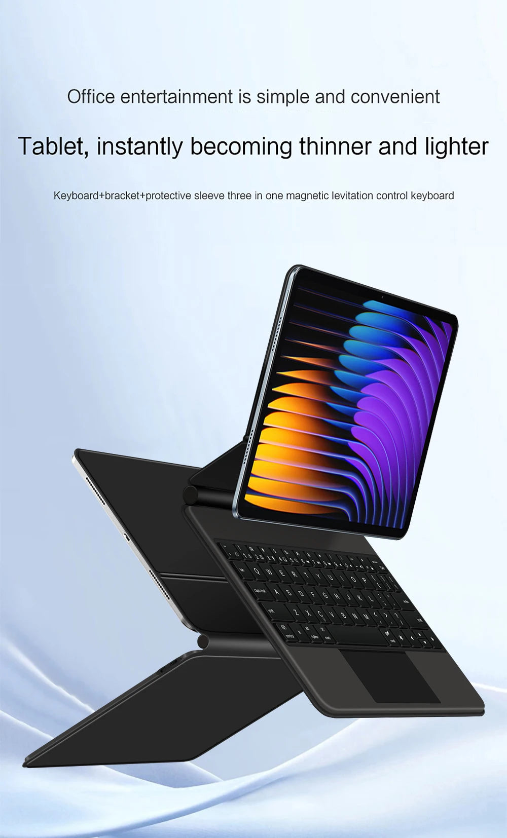 Magic Keyboard Folio For Xiaomi Pad 7 2024 Mi Pad 7 8 Pro 11.2' Tablet Smart Case For Xiaomi Pad 8 Spanish German Keyboard Cover