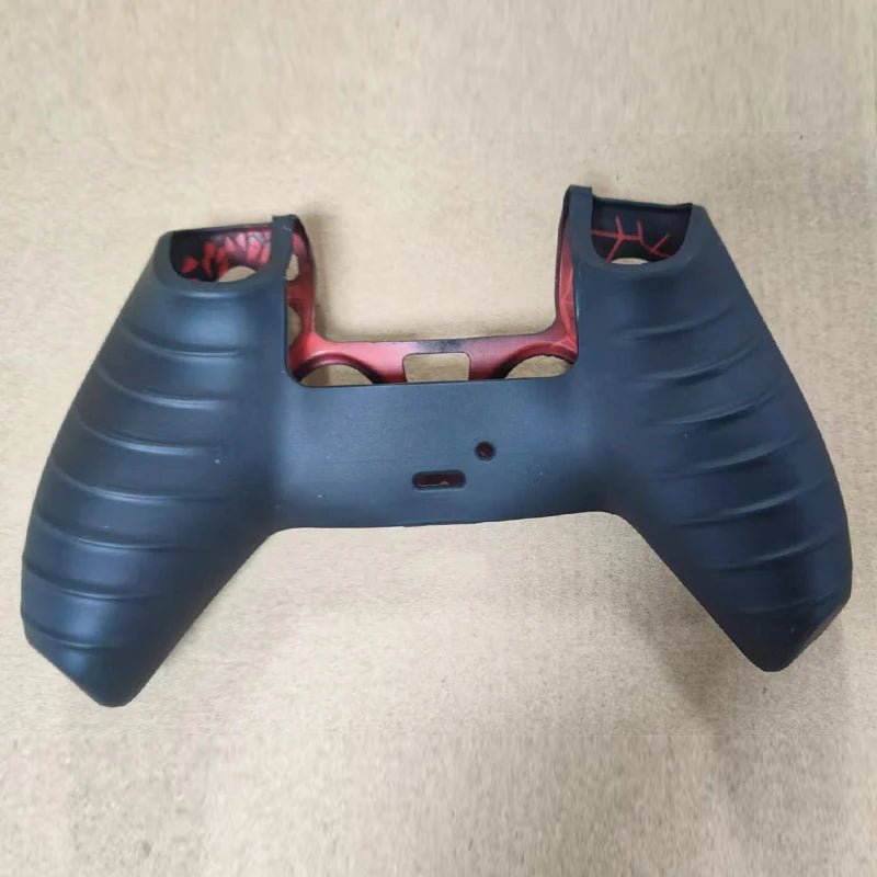 Para la funda del mando de PS5, carcasa de silicona antideslizante protectora compatible con el mando de PS5 con tapa de agarre para el pulgar