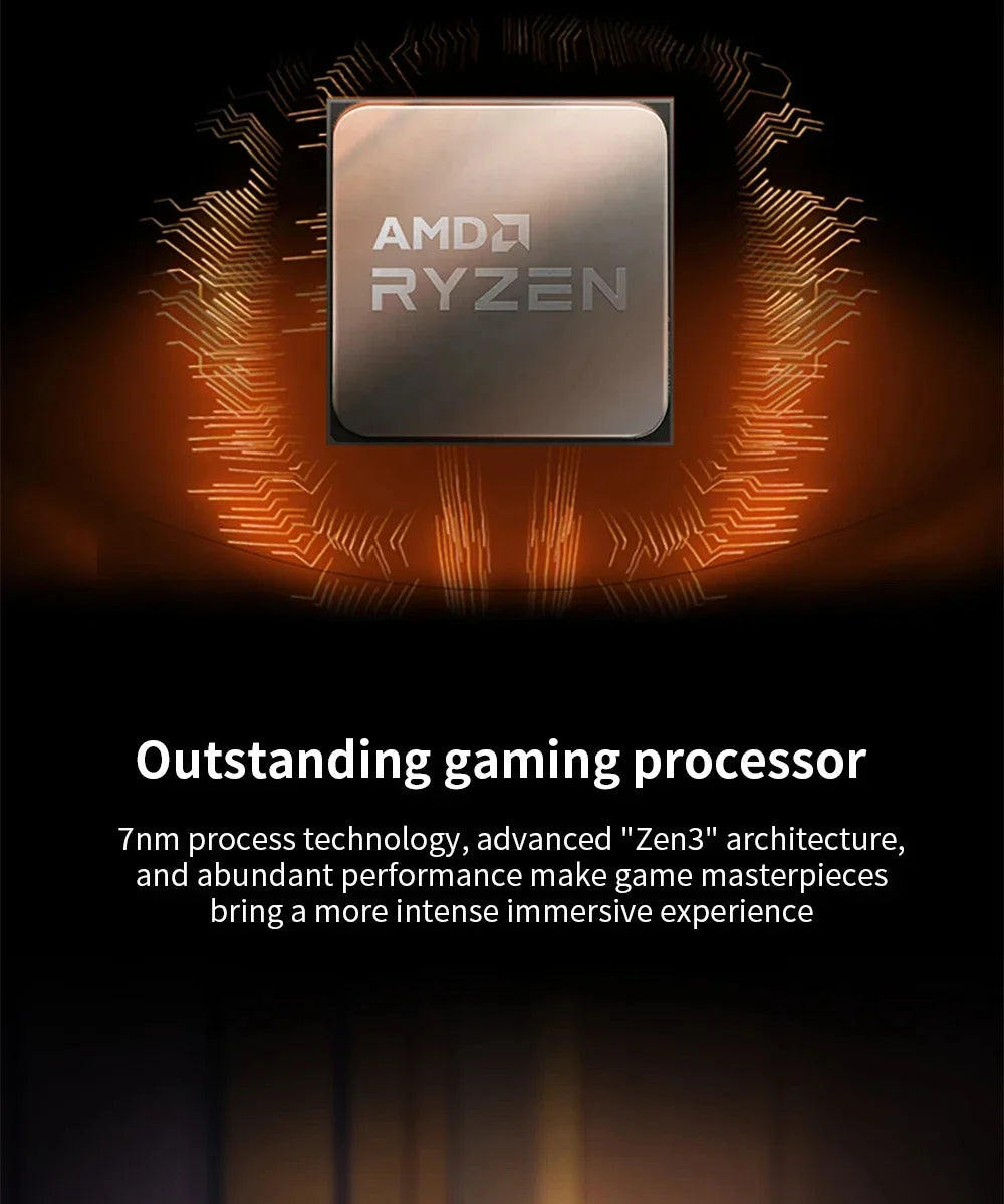 AMD Ryzen 7 5700X Desktop Processor 8C/16T, 4.6GHz, 32MB Cache, AM4, No Cooler Included