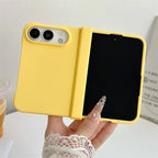 Luxury Skin Feel Frosted Matte Fold Phone Case For iPhone Duo Ultra 18 Fold Hinge Protective Ultra-thin PC Shockproof Hard Cover
