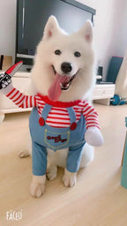 Halloween Pet Cosplay Costume Dog Dress for Small & Medium Dogs – Fun & Stylish Outfit Dogs Cats Pet Playing with Funny Clothes