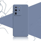 Original Mobile Phone Cover for Samsung Galaxy S20 FE Plus Ultra SamsungS20Ultra S20Plus 5G Soft Square Liquid Silicone Case Bag