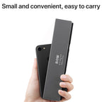 Neue Mini faltbare Bluetooth-Tastatur, kabellose Tastatur, unterstützt 3 Geräte mit Ständer, wiederaufladbar für Telefon, Tablet, portugiesische Tastatur